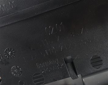 Thumbnail 12: 2007 BMW 335I (E90) INTERIOR DASH CENTER CONSOLE DOOR TRIM SET/7 (Poplar)
