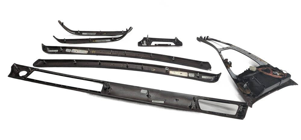 Thumbnail 4: 2007 BMW 335I (E90) INTERIOR DASH CENTER CONSOLE DOOR TRIM SET/7 (Poplar)