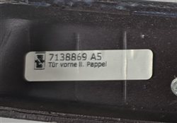 Thumbnail 6: 2007 BMW 335I (E90) INTERIOR DASH CENTER CONSOLE DOOR TRIM SET/7 (Poplar)