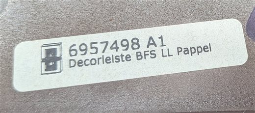 Thumbnail 7: 2007 BMW 335I (E90) INTERIOR DASH CENTER CONSOLE DOOR TRIM SET/7 (Poplar)