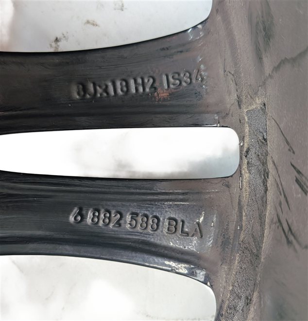 Thumbnail 4: 12-19 BMW 3 4 SERIES (F30 F31 F32) 18x8 5-DOUBLE FLARED SPOKE ALUMINUM WHEEL RIM