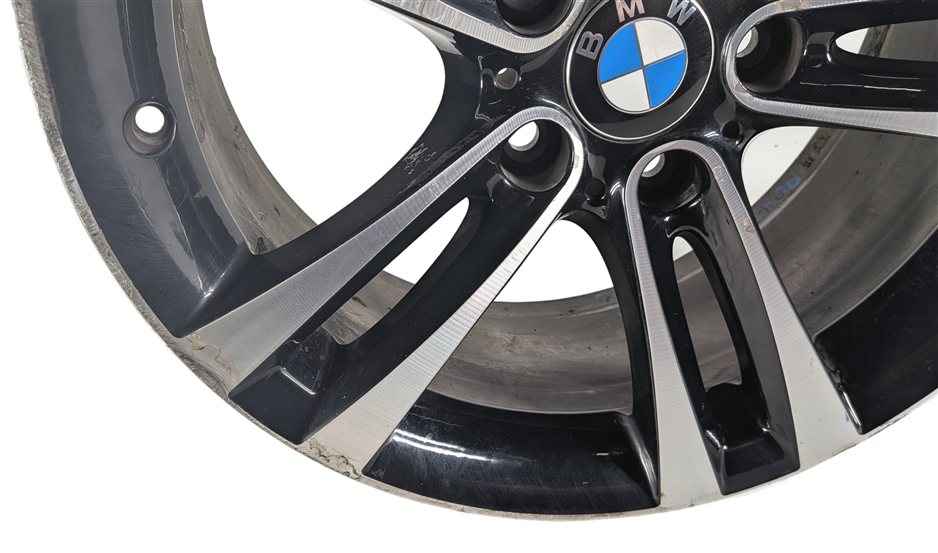 Thumbnail 9: 12-19 BMW 3 4 SERIES (F30 F31 F32) 18x8 5-DOUBLE FLARED SPOKE ALUMINUM WHEEL RIM