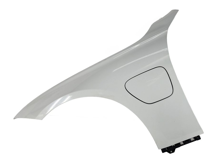 2016-2018 BMW 330E (F30) FRONT LEFT DRIVER FENDER w/CHARGE PORT DOOR (White)