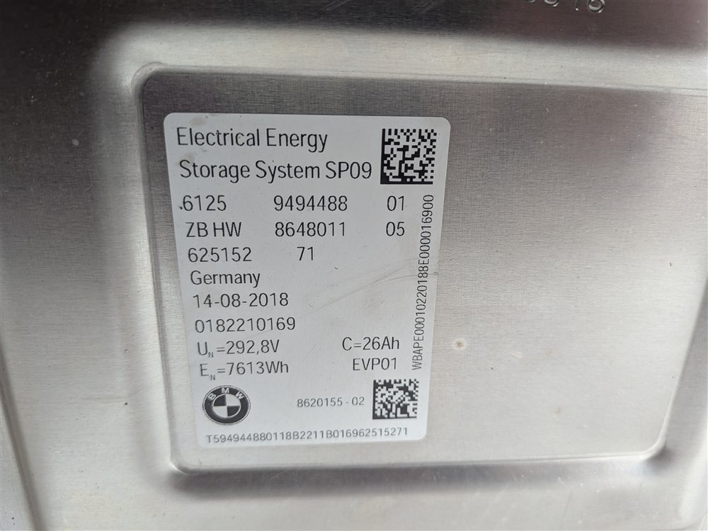 Thumbnail 13: 17-18 BMW 330E (F30) HIGH VOLTAGE HYBRID BATTERY ASSEMBLY TESTED WORKING!!! 96%