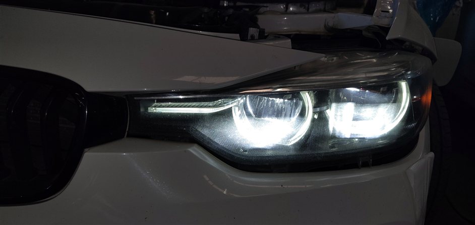 Thumbnail 2: 2018-2019 BMW 328d 330e 330i 340i (F30) LEFT DRIVER LED HEADLIGHT HEADLAMP