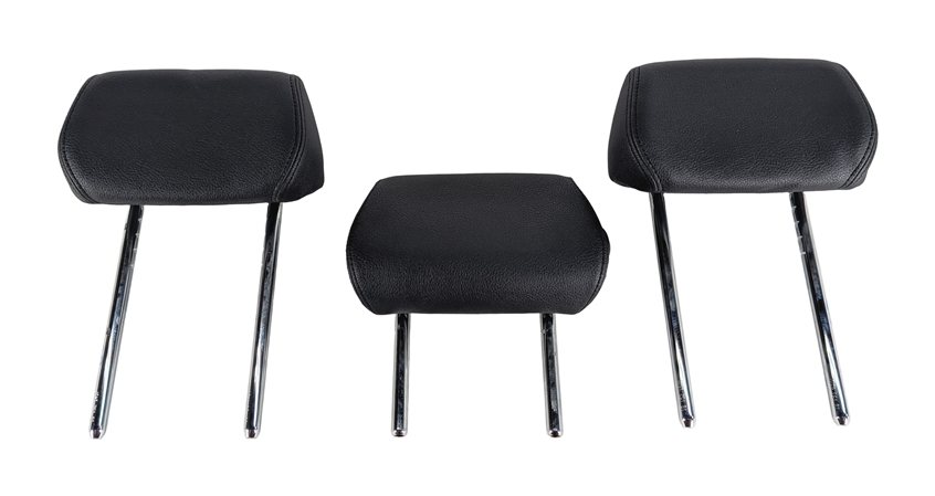 Thumbnail 4: 2014 BMW 328D (F30) REAR LEFT/CENTER/RIGHT SEAT HEAD REST SET/3 (Black)
