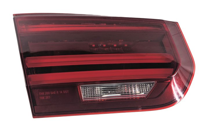 2018-2019 BMW 330I 330E 340I (F30) LEFT INNER TRUNK MOUNTED SMOKED TAIL LIGHT