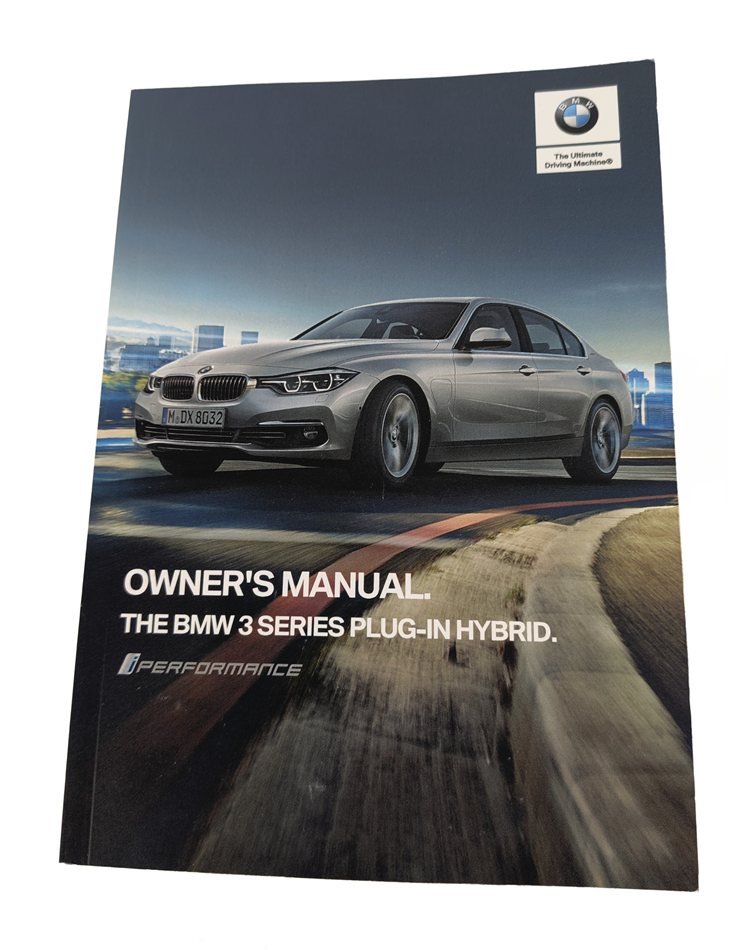 Thumbnail 3: 2018 BMW 330E (F30) 2.0L OWNER'S MANUAL BOOKLET HANDBOOK w/ CASE SET