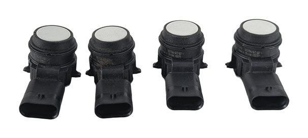 Thumbnail 2: 2018 BMW 330E (F30) REAR PARK ASSIST PDC DISTANCE CONTROL SENSOR SET/4 (White)