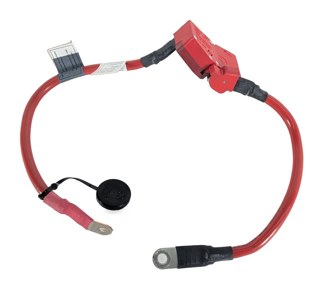 Thumbnail 4: 2018 BMW 330E (F30) 2.0L POSITIVE BATTERY CABLE LEAD w/ SAFETY TERMINAL