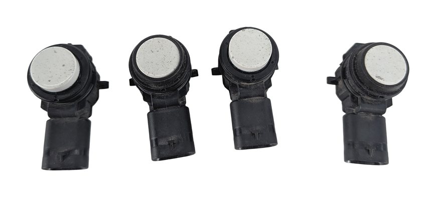 Thumbnail 4: 2018 BMW 330E (F30) FRONT PARK ASSIST PDC DISTANCE CONTROL SENSOR SET/4 (White)