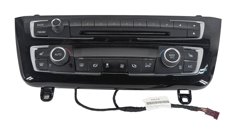 14-21 BMW 2 3 4 SERIES (F22 F30 F32) FRONT A/C HEATER CLIMATE CONTROL PANEL