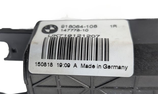 Thumbnail 5: 2018 BMW 330E (F30) TRUNK LID LOCK LATCH ACTUATOR w/ EMERGENCY RELEASE CABLE