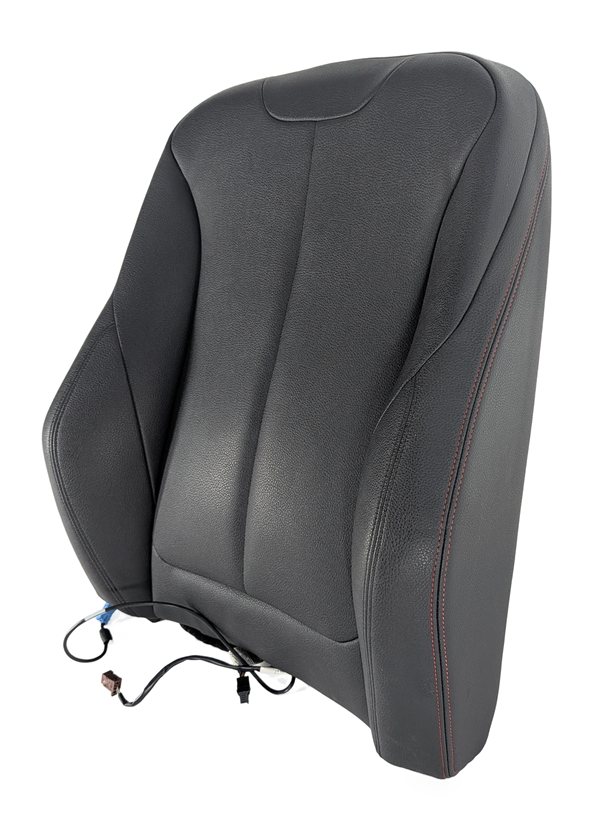 Thumbnail 2: 2018 BMW 330E (F30) FRONT RIGHT PASSENGER SEAT BACK CUSHION SPORT HEATED (Black)