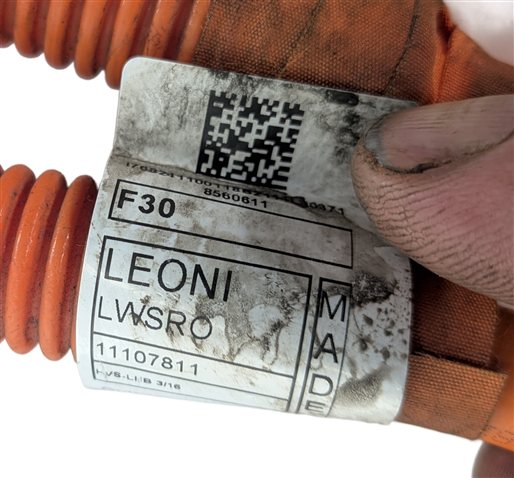Thumbnail 6: 2018 BMW 330E (F30) HYBRID HIGH VOLTAGE HV BATTERY CABLE LEAD