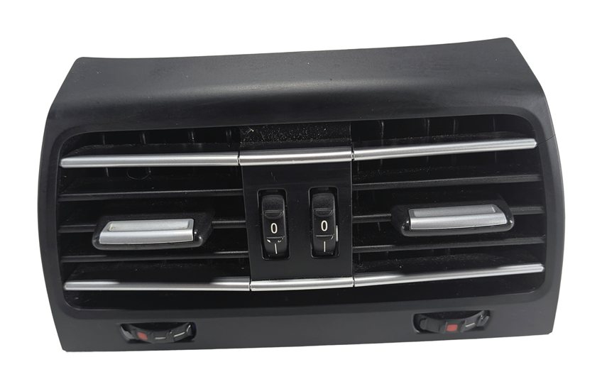 Thumbnail 2: 2014 BMW 750LI (F01) REAR CENTER CONSOLE HEAT AIR AC VENT (Black)