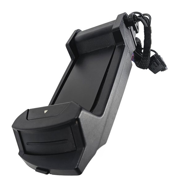 Thumbnail 4: 2014 BMW 750LI (F01) CENTER CONSOLE CELL PHONE SNAP-IN ADAPTER CRADLE BASE