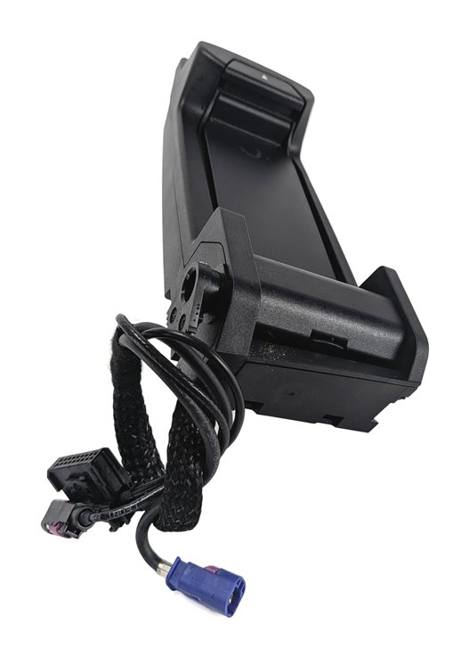 Thumbnail 5: 2014 BMW 750LI (F01) CENTER CONSOLE CELL PHONE SNAP-IN ADAPTER CRADLE BASE