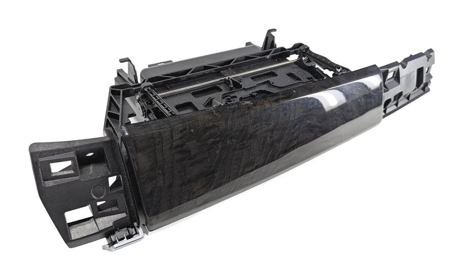 2014 BMW 750LI (F01) FRONT RIGHT DASHBOARD UPPER STORAGE TRAY WOOD (Ash)