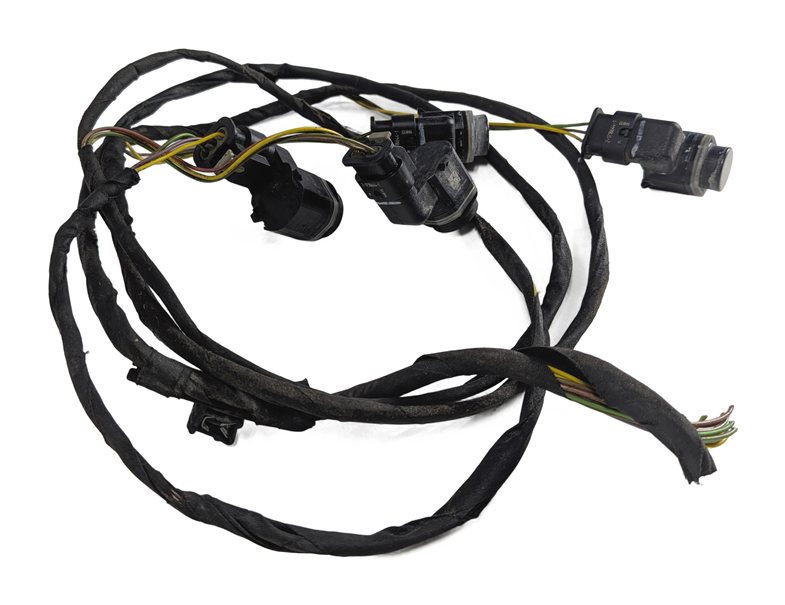Thumbnail 3: 2014 BMW 750LI (F01) REAR PARK ASSIST PDC SENSORS SET w/WIRE HARNESS (Gray)