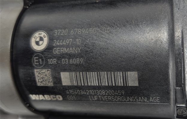 Thumbnail 9: 09-17 BMW 535iGT 550iGT 740i 750i 760i (F01 F10) AIR SUSPENSION COMPRESSOR PUMP