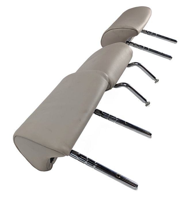 Thumbnail 3: 2013-2015 BMW 740i 750i 750Li (F01 F02) REAR SEAT HEADREST SET/3 (Oyster)