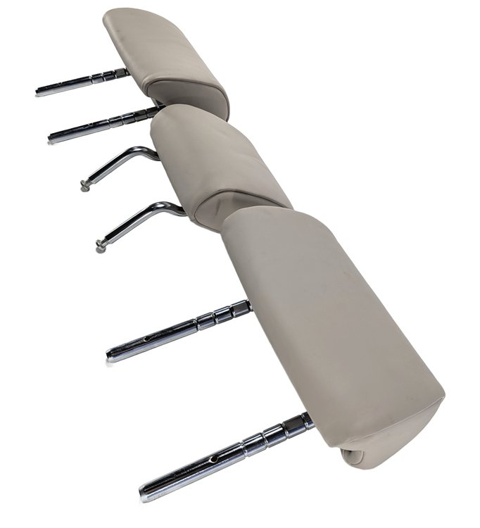 Thumbnail 4: 2013-2015 BMW 740i 750i 750Li (F01 F02) REAR SEAT HEADREST SET/3 (Oyster)