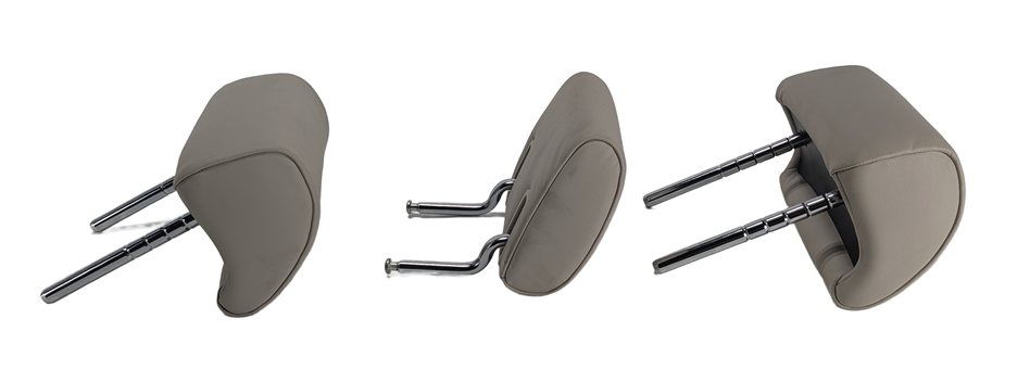 Thumbnail 7: 2013-2015 BMW 740i 750i 750Li (F01 F02) REAR SEAT HEADREST SET/3 (Oyster)