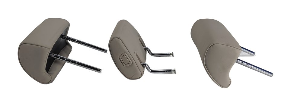 Thumbnail 8: 2013-2015 BMW 740i 750i 750Li (F01 F02) REAR SEAT HEADREST SET/3 (Oyster)