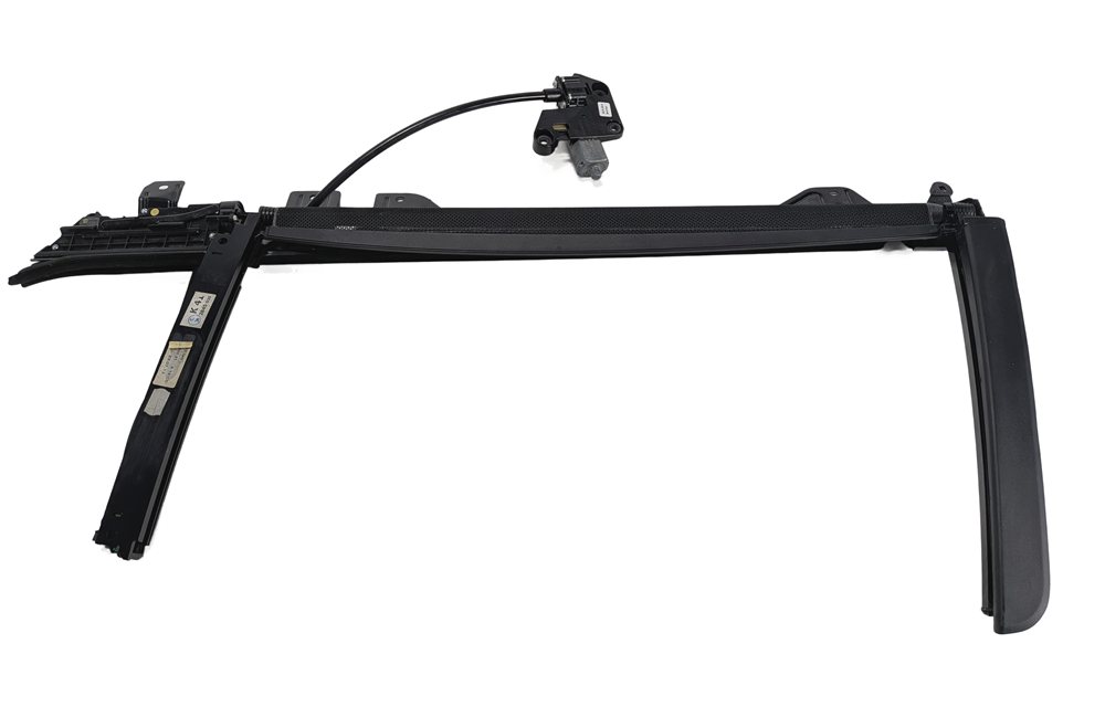 09-15 BMW 7 SERIES (F02) LWB REAR LEFT DOOR WINDOW SUNSHADE SHADE w/ MOTOR