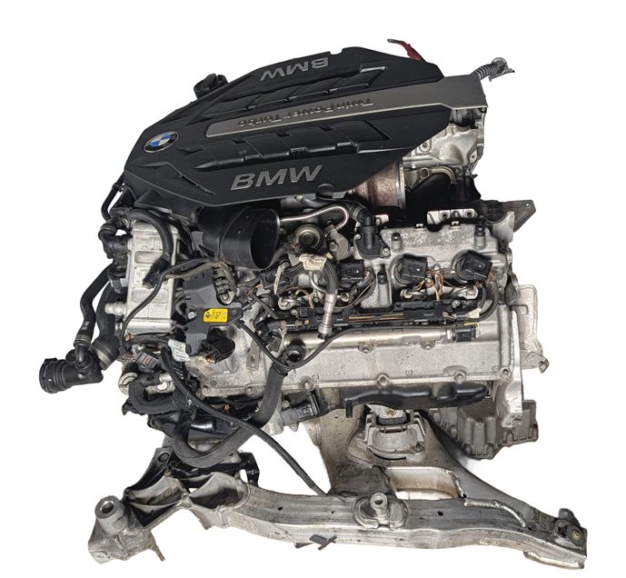 Thumbnail 4: 13-16 BMW 5 6 7 SERIES F01 F06 F10 4.4L TURBO N63 RWD ENGINE ASSEMBLY (77k)
