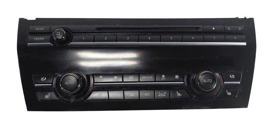 Thumbnail 2: 2011-2015 BMW 740i 750i 760i (F01) FRONT HEATER A/C TEMPERATURE CONTROL PANEL