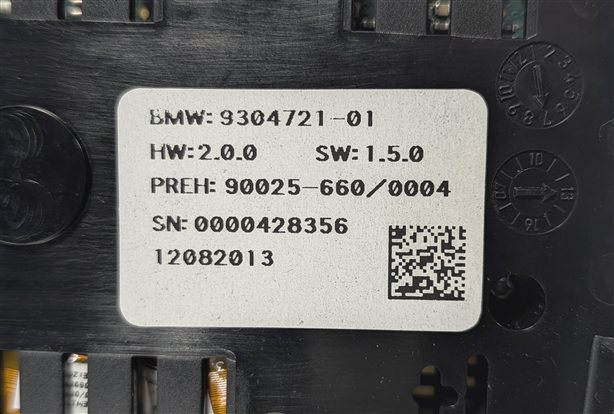 Thumbnail 8: 09-17 BMW 528i 535i 550i 645i 740i 750i 760i (F01 F10) REAR TEMPERATURE CONTROL