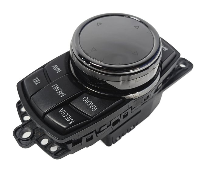 14-16 BMW 550i 750i F01 F10 CENTER CONSOLE iDRIVE MEDIA CONTROL KNOB (CERAMIC)