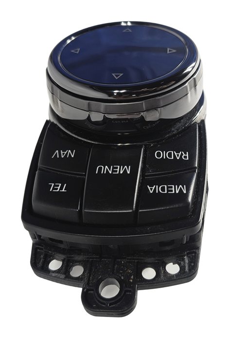 Thumbnail 4: 14-16 BMW 550i 750i F01 F10 CENTER CONSOLE iDRIVE MEDIA CONTROL KNOB (CERAMIC)