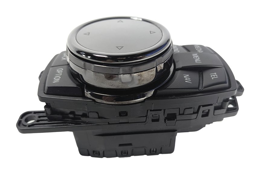 Thumbnail 6: 14-16 BMW 550i 750i F01 F10 CENTER CONSOLE iDRIVE MEDIA CONTROL KNOB (CERAMIC)