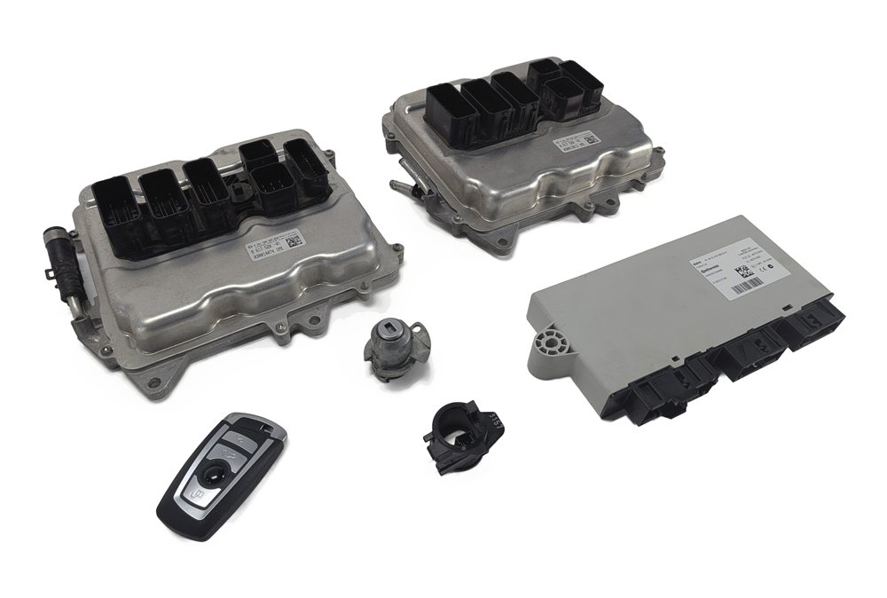 14-19 BMW 5 6 7 X5 X6 (F01 F10 F12 F15 F16) 4.4L N63 ENGINE DME MODULE KEY SET
