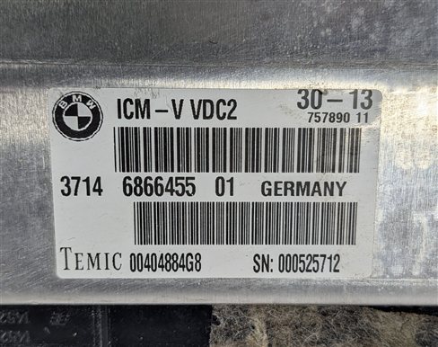 Thumbnail 9: 09-17 BMW 535iGT 550iGT 7 SERIES (F02 F07) LWB COMPRESSOR AIR SUSPENSION MODULE