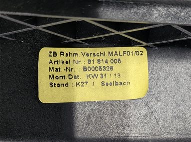 Thumbnail 8: 2009-2015 BMW 7 SERIES (F01 F02 F04) FRONT CENTER CONSOLE ARM REST LID (Oyster)
