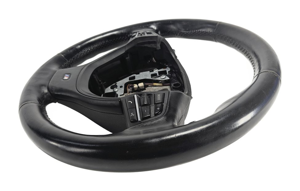 Thumbnail 5: 2012-2015 BMW 740Li 750i 750Li F01 F02 M SPORT STEERING WHEEL w/PADDLES (Black)