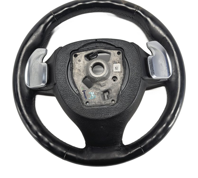 Thumbnail 7: 2012-2015 BMW 740Li 750i 750Li F01 F02 M SPORT STEERING WHEEL w/PADDLES (Black)