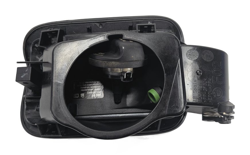 Thumbnail 7: 09-15 BMW 740Li 750Li 760Li B7 LWB F02 FUEL DOOR COVER w/HOUSING CAP (Gray)