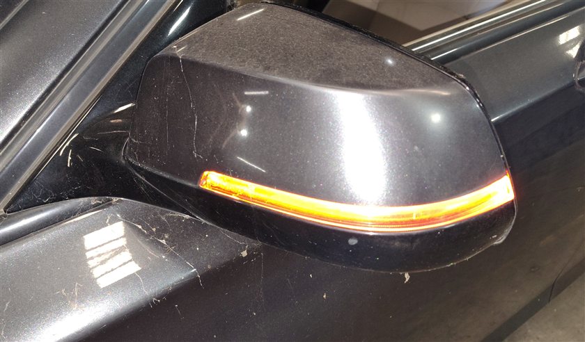Thumbnail 2: 13-15 BMW 7 SERIES (F01 F02 F04) LEFT HEATED MEMORY P-FOLD DOOR MIRROR (Gray)
