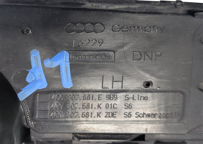 Thumbnail 3: 2015 AUDI A6 (C7 4G) S-LINE FRONT LEFT DRIVER BUMPER FOG LIGHT GRILLE