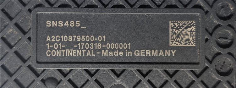 Thumbnail 3: 2015 AUDI A6 (C7 4G) 3.0L DIESEL (CPNB) NOX NITROGEN OXIDE SENSOR w/MODULE