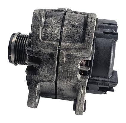 Thumbnail 3: 14-16 AUDI A6 A7 Q5 (B8 8R C7 4G8) 3.0L TURBO DIESEL ENGINE ALTERNATOR (HITACHI)