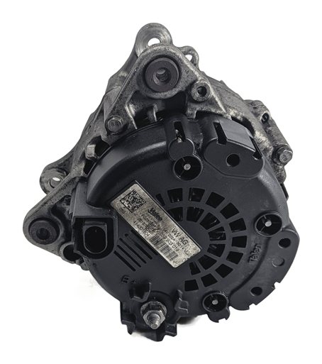 Thumbnail 4: 14-16 AUDI A6 A7 Q5 (B8 8R C7 4G8) 3.0L TURBO DIESEL ENGINE ALTERNATOR (HITACHI)