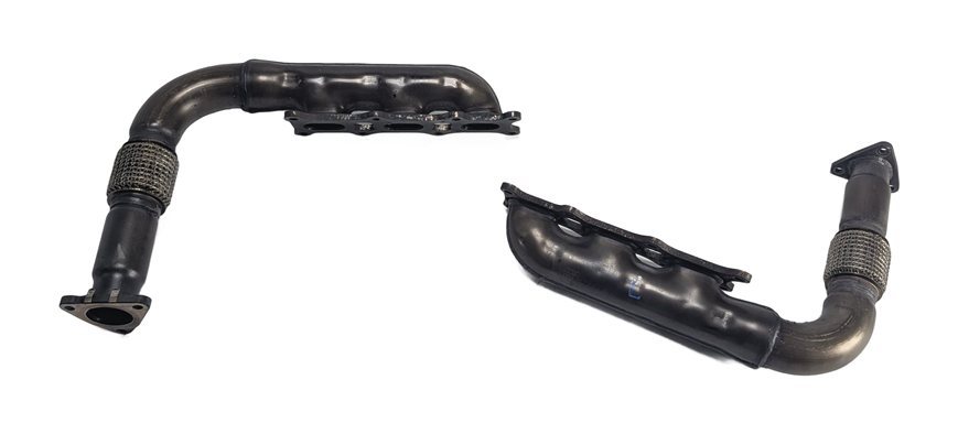 Thumbnail 2: 2014-2016 AUDI Q5 A6 A7 Q7 3.0L V6 TDI (CPNB) EXHAUST MANIFOLD LEFT/RIGHT SET/2