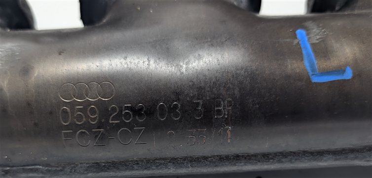 Thumbnail 7: 2014-2016 AUDI Q5 A6 A7 Q7 3.0L V6 TDI (CPNB) EXHAUST MANIFOLD LEFT/RIGHT SET/2