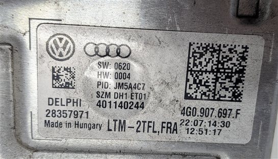 Thumbnail 5: 2012-2015 AUDI A6 S6 (4G) RIGHT PASSENGER LED HEADLIGHT CONTROL MODULE SET
